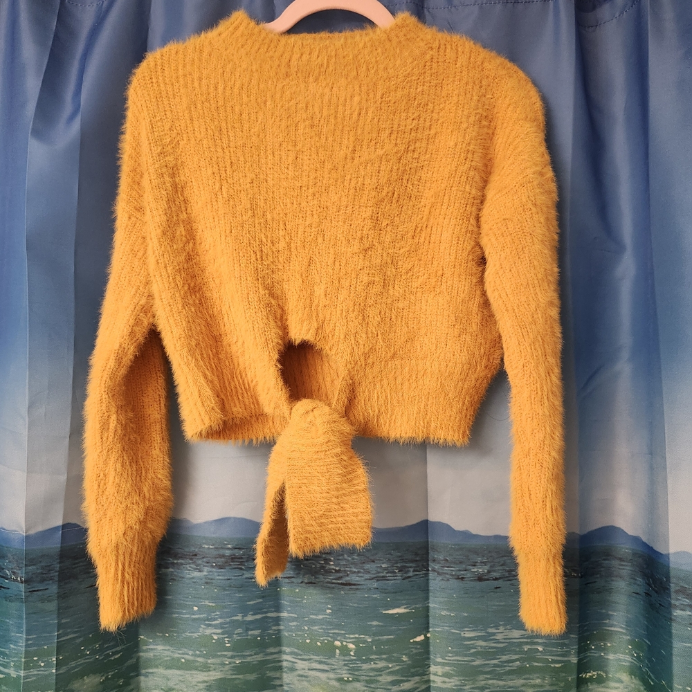 Princess Polly Mustard Sweater With Knot